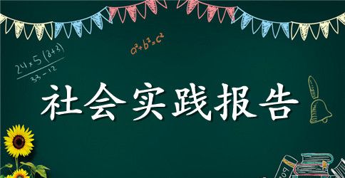 大学生暑假社会实践报告三篇