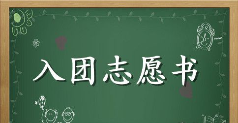 初中入团志愿书范文（200字）
