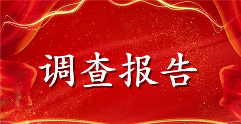 【实用】调查报告的作文四篇