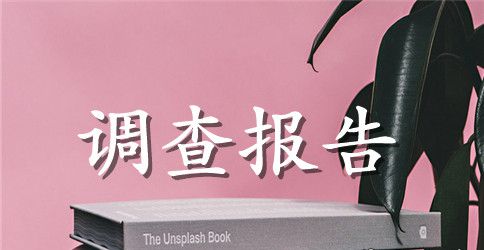 关于环境调查报告作文5篇