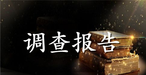 小学生环保调查报告作文