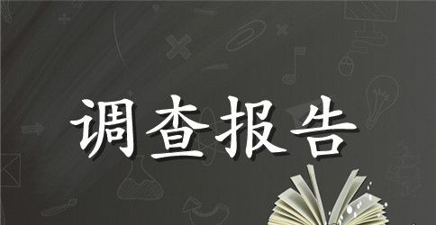 六年级环境调查报告范文