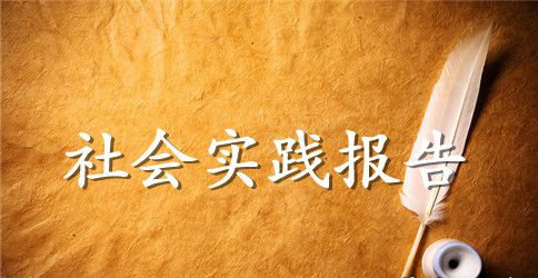 关于会计的社会实践报告范文