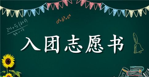 2023年高中生入团志愿书模板500字