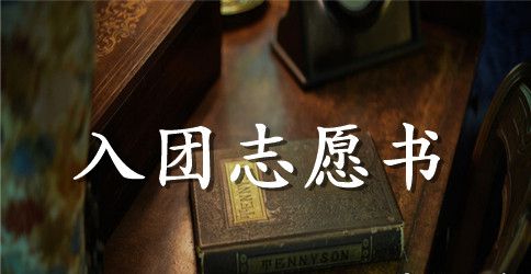 2023高中生入团志愿书范文800字
