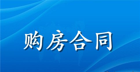 简单二手房购房合同模板