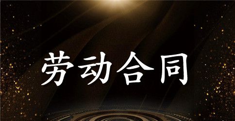 标准版临时工劳动合同