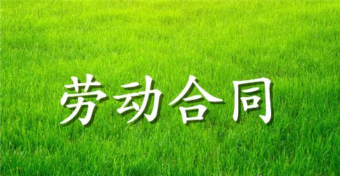 婚纱摄影师劳动合同范本