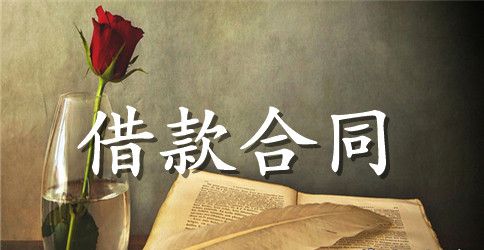 精选借款合同模板汇总5篇