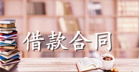 借款合同范文汇总五篇