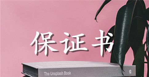 爱老公的保证书范文