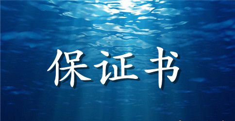 期末考试作弊的保证书