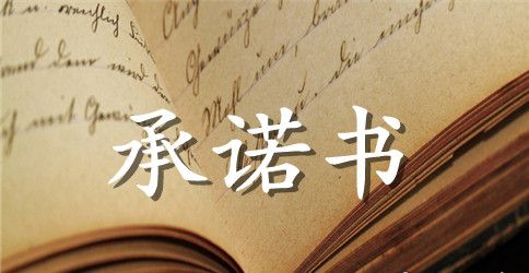 服务承诺书汇编九篇