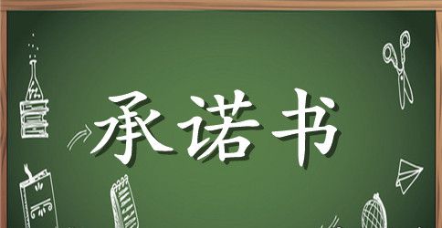 化妆品承诺书
