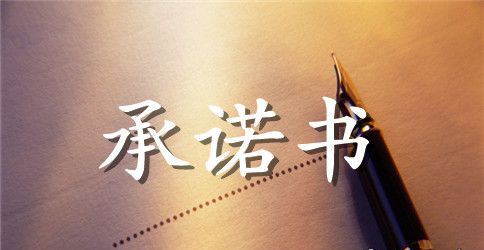 给老婆的承诺书