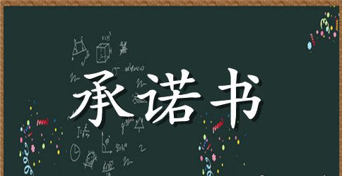 服务的承诺书